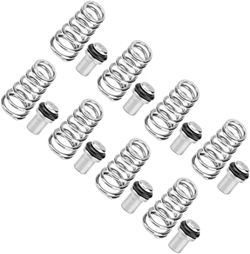 Miniatura 5 de 8 piezas de bola de cerveza casera Lokc Keg Post Poppet válvula universal de barril, válvula de bola de bloqueo de bola, válvula de poppet