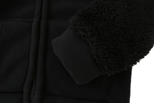 Miniatura 4 de AMIYAN Sudadera con capucha de forro polar con forma de orejas de oso, sudadera con capucha y cremallera para niños pequeños