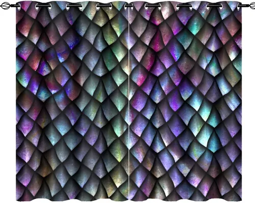 Miniatura 79 de Cortinas de Constelación, Arte Moderno Abstracto Patrón de Símbolos de Constelación Galaxia Negra Blanca, Tratamientos para Ventanas con Aislamiento