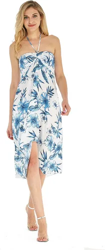 Miniatura 5 de Conjunto de traje de fiesta hawaiano Luau a juego para parejas, vestido camisero en negro Rafelsia