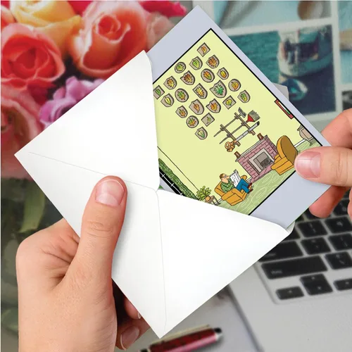 Miniatura 6 de NobleWorks - 1 tarjeta de felicitación del día del padre divertida - Tarjeta de humor para papá de hijo, hija, tarjeta de notas con sobre - Hojas