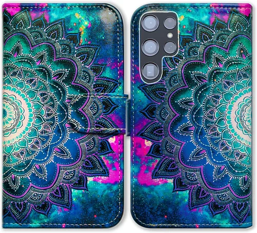 Miniatura 16 de Bcov Funda para Galaxy S22 Ultra, linda libélula de cuero con tapa para teléfono con ranura para tarjetas, soporte para Samsung Galaxy S22 Ultra 5G