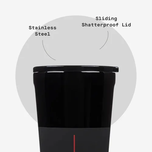 Miniatura 5 de Corkcicle Vaso de Disney – Acero inoxidable con triple aislamiento – Mantiene las bebidas frías 9 horas – Tapa a prueba de derrames – Reutilizable
