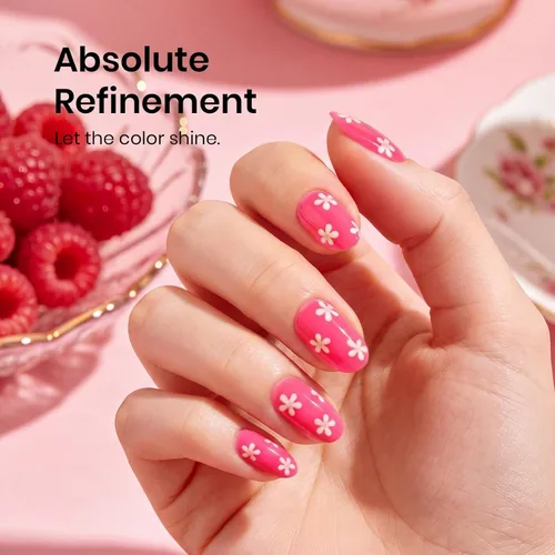 Miniatura 321 de Beetles - Esmalte de uñas de gel rosa claro, 0.5 fl oz, color rosa bebé, esmalte de gel que se absorbe con luz UV LED, arte de uñas de verano, salón