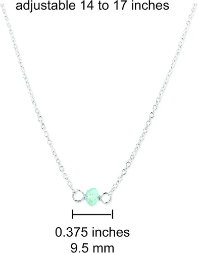 Miniatura 156 de Gargantilla de piedra natal – Regalo de cumpleaños, regalo para niña, mujer, amiga, hija, esposa, mamá, ella, joyas de piedras preciosas para uso