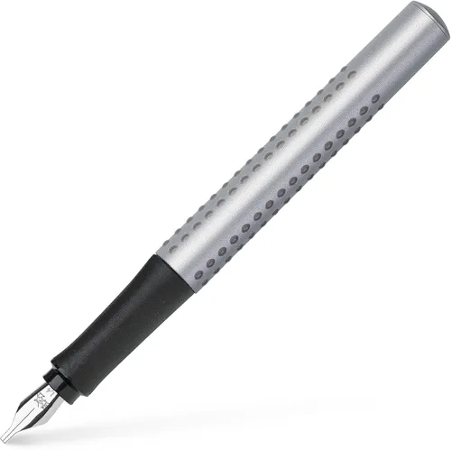 Miniatura 6 de Faber-Castell Grip 2011 - Bolígrafo de caligrafía, color plateado