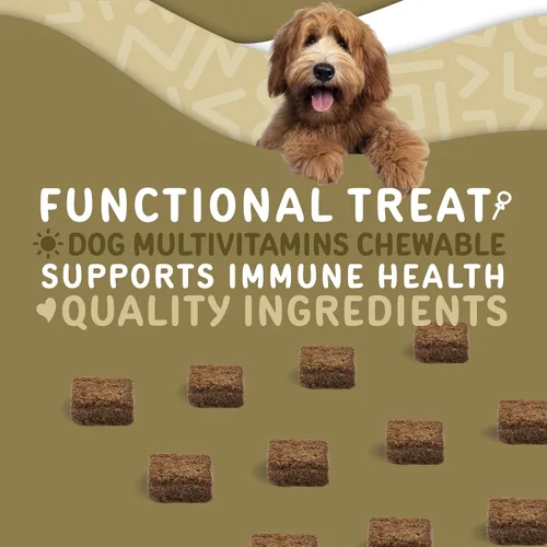 Miniatura 3 de waggedy Daily Essentials - Masticables suaves para adultos, multivitamínico para perros y partidario del sistema inmunológico, suplemento