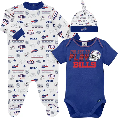 Miniatura 13 de Gerber Conjunto de regalo unisex para bebé con pies de equipo de la NFL para dormir y jugar