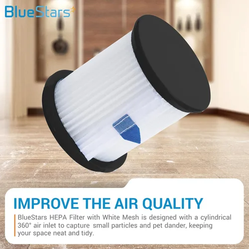 Miniatura 2 de BlueStars Filtro HEPA con malla blanca para aspiradoras inalámbricas INSE N5S N5T S6T S6P Pro S610/TMA T120 T121 T151 T150 T220 T220 T210 T181 T180