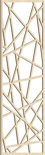 Miniatura 126 de Conway Paneles de pared decorativos de madera con calado, 9 3/8 pulgadas de ancho x 24 3/8 pulgadas de alto x 1/4 de alto, aliso