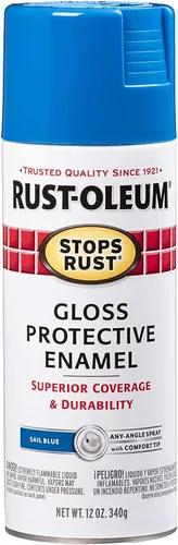 Miniatura 9 de Rust-Oleum - Pintura en aerosol antióxido Stops Rust, 12 onzas líquidas por bote, color negro brillante, modelo 7779830-2PK, paquete de 2