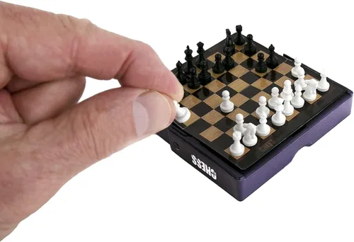Miniatura 3 de Ajedrez más pequeño del mundo, multicolor, para 2 jugadores
