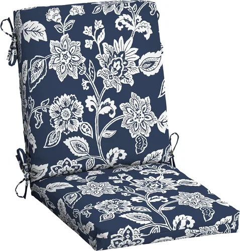 Miniatura 61 de ARDEN - Cojín para silla de comedor exterior de 20 x 20 pulgadas, resistente al agua y a la decoloración, textura verde azul pavo real