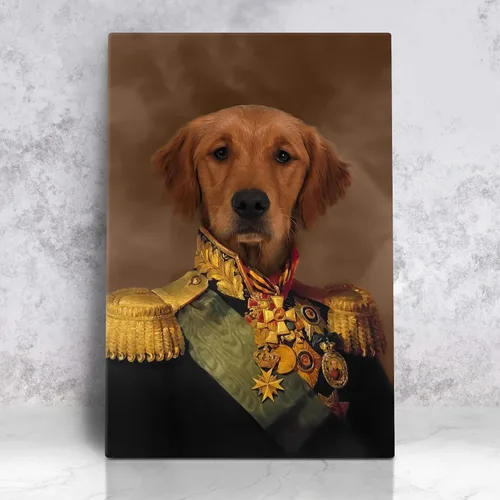Miniatura 10 de Pintura personalizada para retratos de mascotas de perros y gatos, estilo renacentista sobre lienzo, retrato real de mascotas a partir de la foto