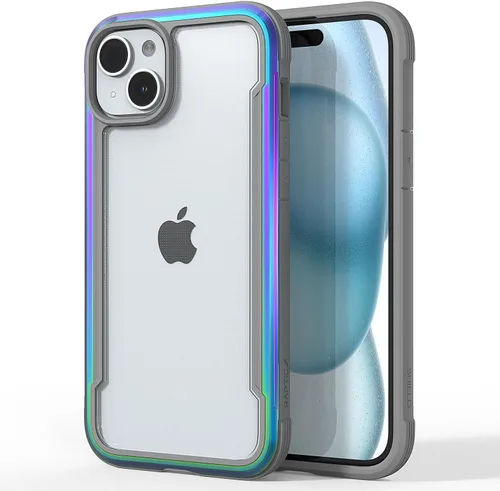 Miniatura 17 de RAPTIC Shield para iPhone 14, funda protectora transparente a prueba de golpes, grado militar, probada en caídas de 10 pies, marco de aluminio