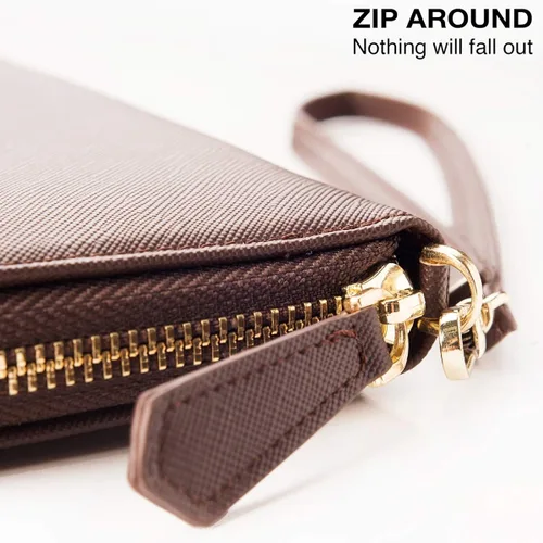 Miniatura 5 de Travel Document Organizer - RFID Passport Wallet Case Family Holder Id Wristlet