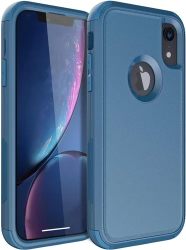 Miniatura 10 de Co-Goldguard Funda para iPhone XR, [3 capas] [a prueba de golpes] [a prueba de caídas] para iPhone XR, funda de protección resistente para iPhone