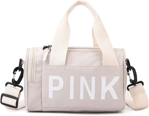 Mini bolso cruzado pequeño para gimnasio, lindo bolso de lona pequeño, bolso deportivo estético, bolsa de gimnasio bolsa de hombro para fitness