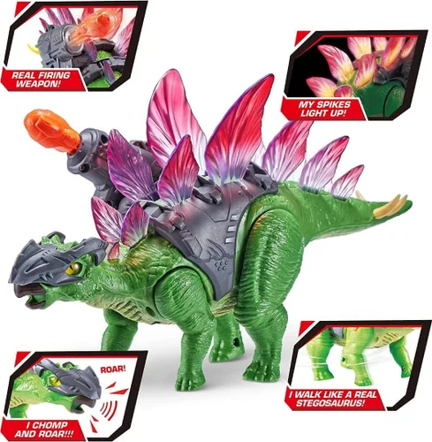 Miniatura 3 de United Pacific Designs 7131: Zuru Robo Alive Dino Wars Series 1 Stegasaurus Varios diseños