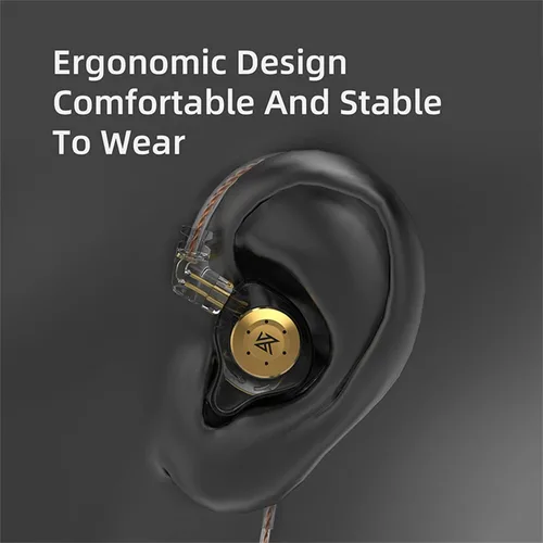 Miniatura 9 de YINYOO KZ EDX PRO - Auriculares para juegos con graves profundos HiFi, IEM para juegos con cable, auriculares con controlador dinámico nuevo de 10