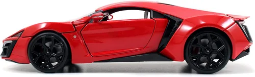 Miniatura 6 de Auto deportivo rojo Lykan Hypersport (escala 1:24) de la película Fast & Furious, de Jada Toys
