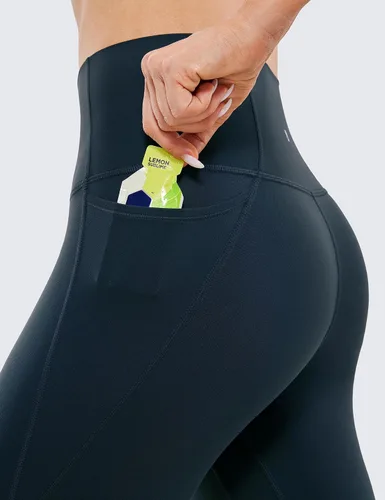 Miniatura 4 de CRZ YOGA Butterluxe - Leggings capri de entrenamiento para mujer de 17, 19 y 21 pulgadas, pantalones de yoga de cintura alta con bolsillos, suaves