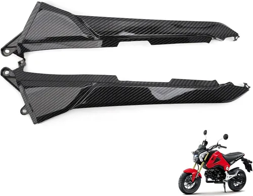Miniatura 11 de Mokuo Cobertura de Faro Negro para Motocicleta Fit para Honda Grom Msx125 SF 2013-2016 Kit de Carenados Piezas
