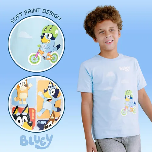 Miniatura 3 de Bluey Paquete de 2 camisetas para niños pequeños a niños pequeños