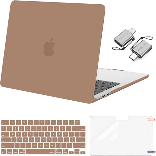 Miniatura 13 de Mosiso Funda para MacBook Air de 13 y 13.6 pulgadas, 2024, 2023 y 2022, M3 A3113, M2 A2681, Touch ID, carcasa rígida, cubierta de teclado, protector