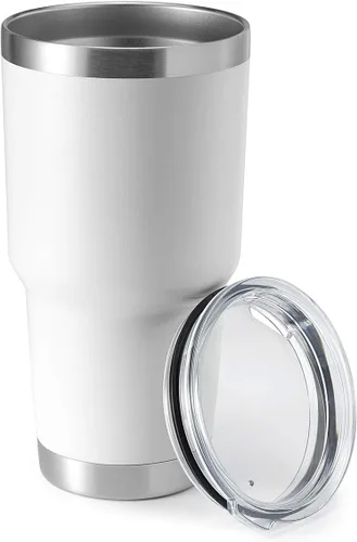 Miniatura 40 de Hasle Outfitters - Vaso de acero inoxidable de 30 onzas, taza de viaje con aislamiento al vacío de doble pared, taza de café aislada duradera, juego