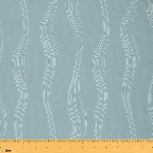 Miniatura 15 de The Yard - Tela geométrica y blanca de The Yard para niños, tela abstracta decorativa, impermeable, para exteriores, niños, niñas, adultos, a rayas