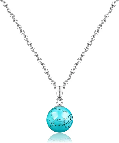 Miniatura 15 de Collar de jade natural para mujer, de plata de ley, ajustable, hecho a mano, con dije de jade verde, collar de cristal curativo, regalo de buena