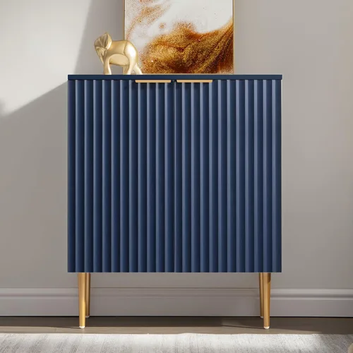 Miniatura 10 de SICOTAS Aparador Moderno de Entrada - Credenza de Buffet con Almacenamiento, Gabinete con 2 Puertas y Estantes Ajustables, Mesa de Acento para Barra