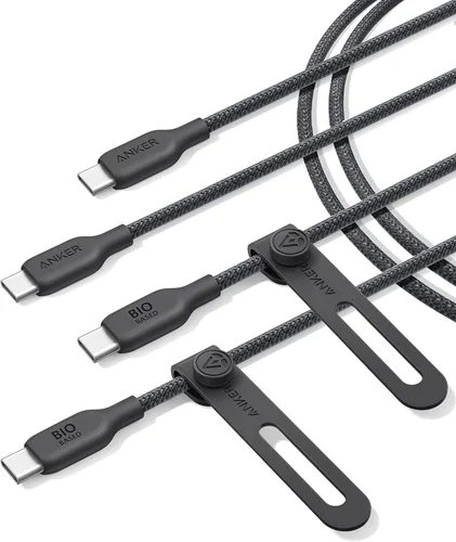 Miniatura 15 de Anker Cable USB C, cable de carga rápida tipo C bio-trenzado de 240 W para iPhone serie 17, MacBook Pro 2020, iPad Pro y más