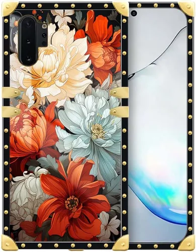 Miniatura 17 de Funda compatible con Samsung Galaxy Note 10 Plus, hermosa mariposa para mujeres y niñas, TPU suave a prueba de golpes, funda cuadrada protectora