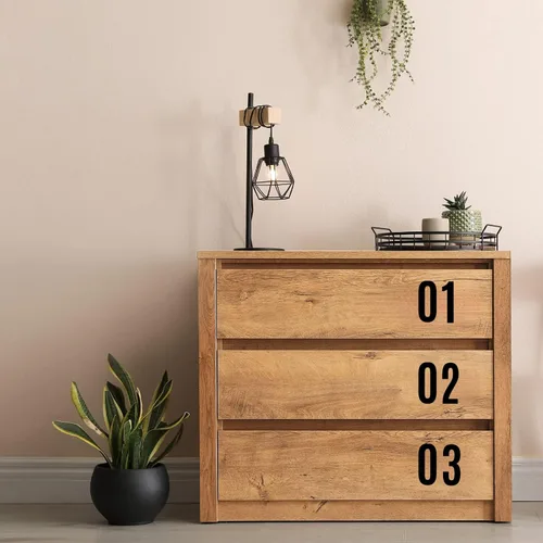 Miniatura 3 de 10 hojas de 500 calcomanías de letras de vinilo, calcomanías autoadhesivas de números del alfabeto, de 2 pulgadas, impermeables, para buzones