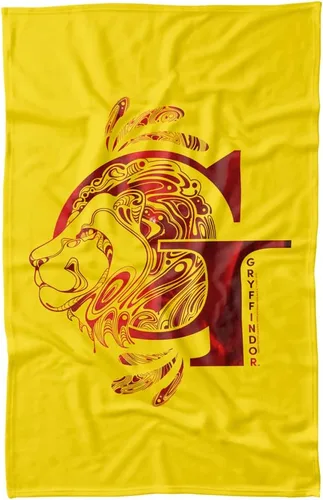 Harry Potter Gryffindor G Logo Manta de forro polar 36 x 58 pulgadas, logotipo de Gryffindor G