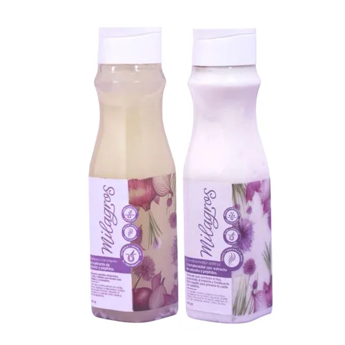 Champú y Acondicionador - Cebolla 100% natural | Combate la caida del cabello y promueve su crecimiento.