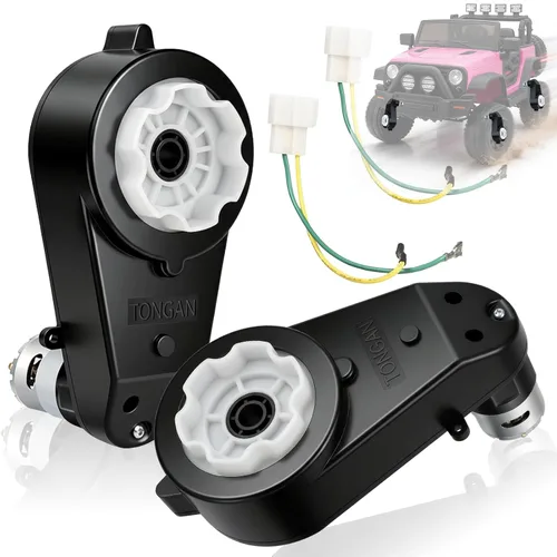 Repuesto de caja de cambios de motor de ruedas alimentadas de 12 V, 2 piezas, RS550, 40000 RPM, juego de actualización de alta velocidad compatible