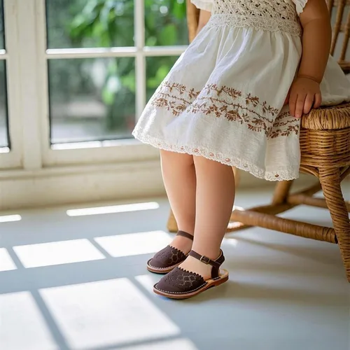 Miniatura 59 de THEE BRON Sandalias cómodas para niñas, zapatos para niños, sandalias rellenas