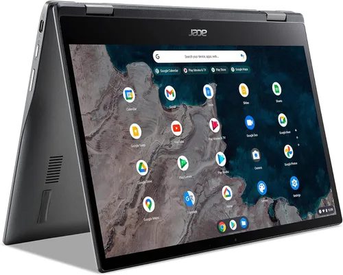 Acer Chromebook Spin 513 Laptop convertible | Qualcomm Snapdragon 7c | Pantalla táctil FHD IPS Gorilla Glass de 13.3 pulgadas | 4GB LPDDR4X | 64GB