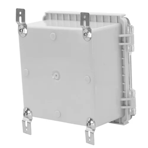 Miniatura 8 de Zulkit Caja de conexiones IP67 Caja eléctrica impermeable para proyectos con cubierta transparente con bisagras, cierre de acero inoxidable, carcasa