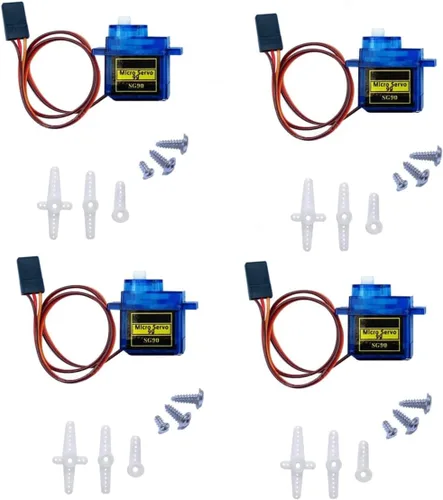 Miniatura 2 de 2PCS SG90 Servo Motor Micro Servo 9G Servo Motor para RC Robot Brazo Helicóptero Avión Control Remoto (2X)
