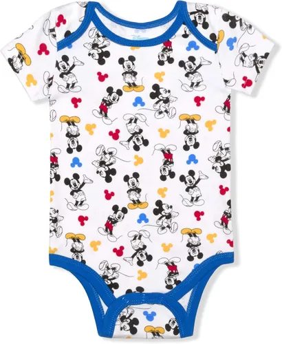 Miniatura 4 de DISNEY Mickey Mouse - Paquete de 5 mamelucos para recién nacidos y bebés