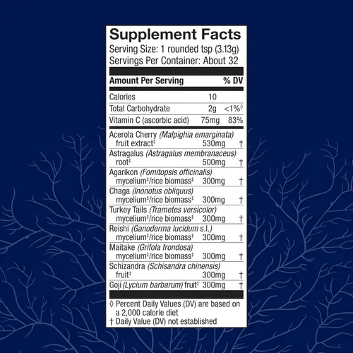 Miniatura 2 de Host Defense MycoBotanicals Immune* Powder - Polvo para el sistema inmune - Suplemento de apoyo a la salud intestinal e inmune - Suplemento en polvo