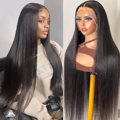 Miniatura 15 de DULOVE Deep Wave Lace Front Wigs Human Hair HD Lace Wig Pre Plucked with Baby Hair Glueless Deep Curly Wig Human Hair for Black Women Natural