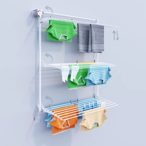Miniatura 19 de foxydry Aireador vertical de pared de torre para uso en interiores y exteriores (blanco, 59.8 in / 59.8 pulgadas)