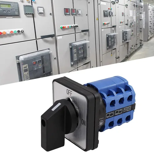 Miniatura 4 de Interruptor selector de cambio universal, interruptor de transferencia de energía, 2 posiciones 12 terminales, LW26-20 C06/3 380V 20A Motor