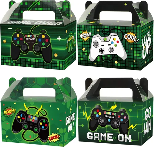 Miniatura 12 de 24 paquetes de cajas de regalo para fiesta de animales de granja, temática de granja, cajas de dulces para cumpleaños, bolsas de regalo de Navidad