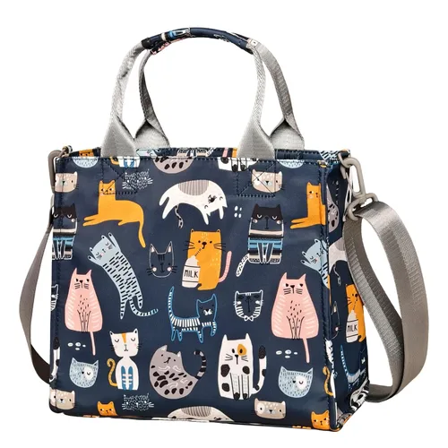 Miniatura 11 de Bolso pequeño impermeable para pañales, bolso de mano, bolso de viaje mini, bolso multifunción para bebé, bolso cruzado de mano (Elefante Azul)